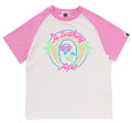 A BATHING APE BAPE KIDS NEON APE HEAD TEE