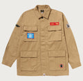 A BATHING APE MULTI MOTIF RELAXED FIT LS SHIRT