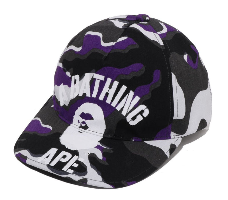 A BATHING APE GLITCH WOODLAND CAMO CAP