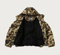 A BATHING APE COLOR CAMO DOWN JACKET