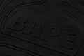 A BATHING APE PADDED SHARK CROPPED FIT PULLOVER HOODIE