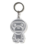 A BATHING APE BABY MILO REFLECTIVE KEYCHAIN