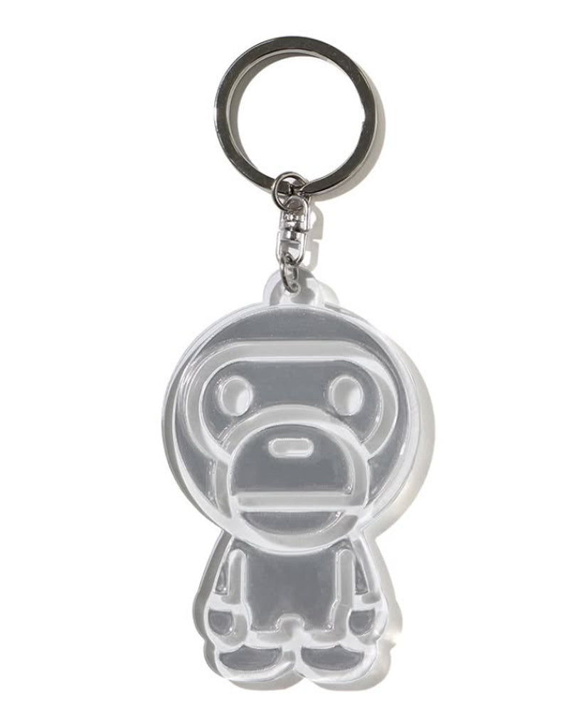 A BATHING APE BABY MILO REFLECTIVE KEYCHAIN