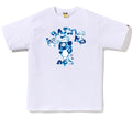 A BATHING APE ABC CAMO COLLEGE MILO TEE