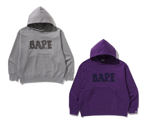 A BATHING APE COLOR STONE BAPE RELAXED FIT PULLOVER HOODIE