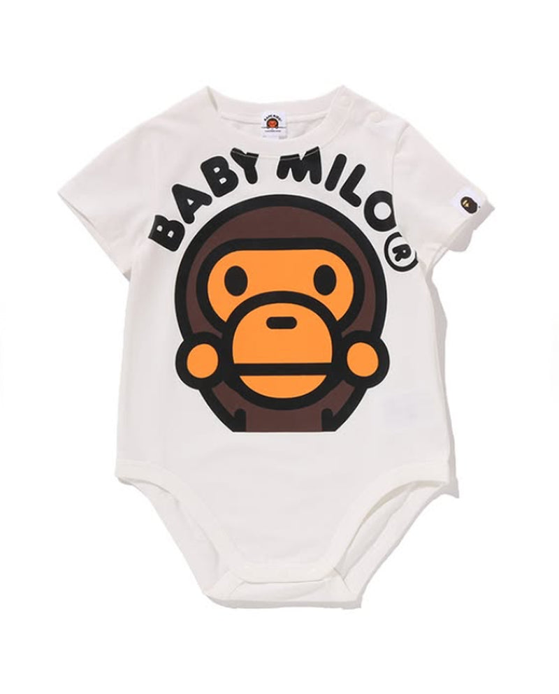 A BATHING APE BAPE KIDS BIG BABY MILO BODYSUIT