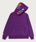 A BATHING APE COLOR CAMO SHARK PULLOVER HOODIE
