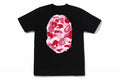 A BATHING APE Ladies' ABC CAMO BIG APE HEAD TEE