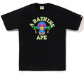 A BATHING APE COLORS MILO COLLEGE TEE