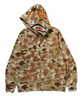 A BATHING APE GRADATION CAMO SHARK FULL ZIP HOODIE
