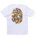 A BATHING APE Ladies' ALL BABY MILO MULTI BIG APE HEAD TEE