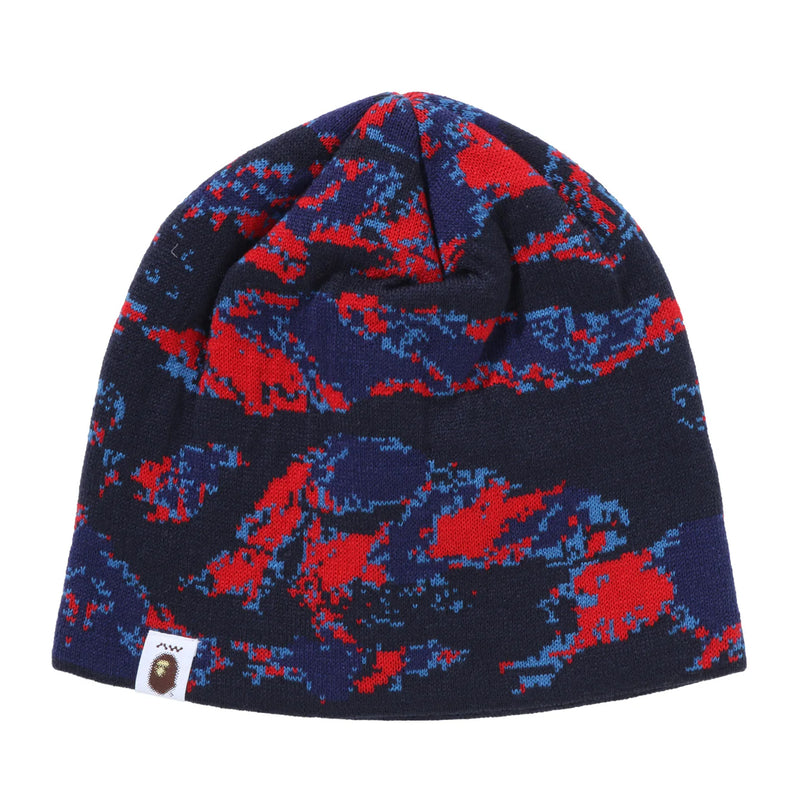 A BATHING APE BAPE BY KAZUKI KURAISHI  DIGITAL TIGER CAMO BEANIE