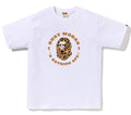 A BATHING APE WILD LEOPARD PATTERN BUSY WORKS STA TEE