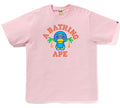 A BATHING APE COLORS MILO COLLEGE TEE