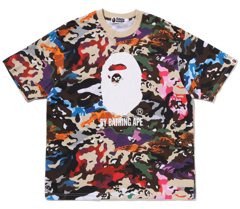 A BATHING APE HYBRID CAMO BY BATHING APE RELAXED FIT TEE
