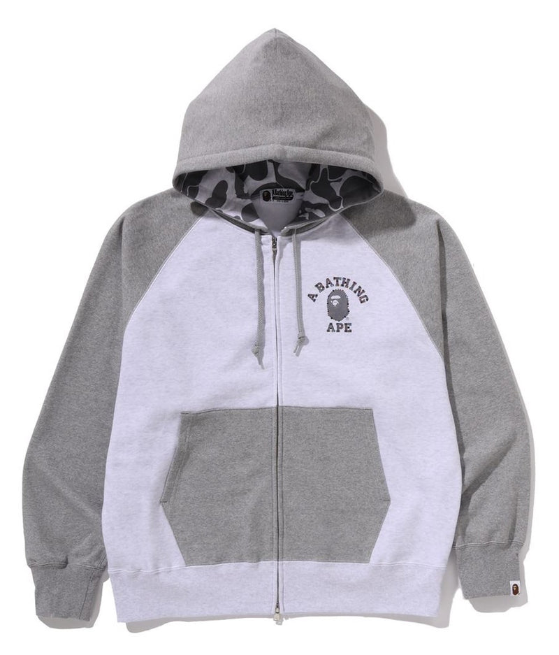 A BATHING APE COLOR STONE BAPE RELAXED FIT ZIP HOODIE