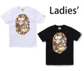 A BATHING APE Ladies' ALL BABY MILO MULTI BIG APE HEAD TEE