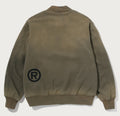 A BATHING APE BAPE SWEAT BOMBER JACKET