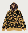 A BATHING APE 1ST CAMO 2ND APE FULL ZIP HOODIE