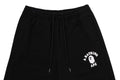 A BATHING APE COLLEGE OVERSIZED FIT WIDE LEG SWEAT PANTS