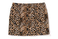 A BATHING APE Ladies' WILD LEOPARD PATTERN SWEAT SKIRT