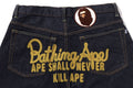 A BATHING APE CHAMPION DENIM PANTS - happyjagabee store
