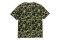 A BATHING APE Ladies' ABC CAMO CRYSTAL STONE OVERSIZED TEE