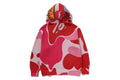 A BATHING APE ABC CAMO CROCHET SHARK RELAXED FIT FULL ZIP HOODIE