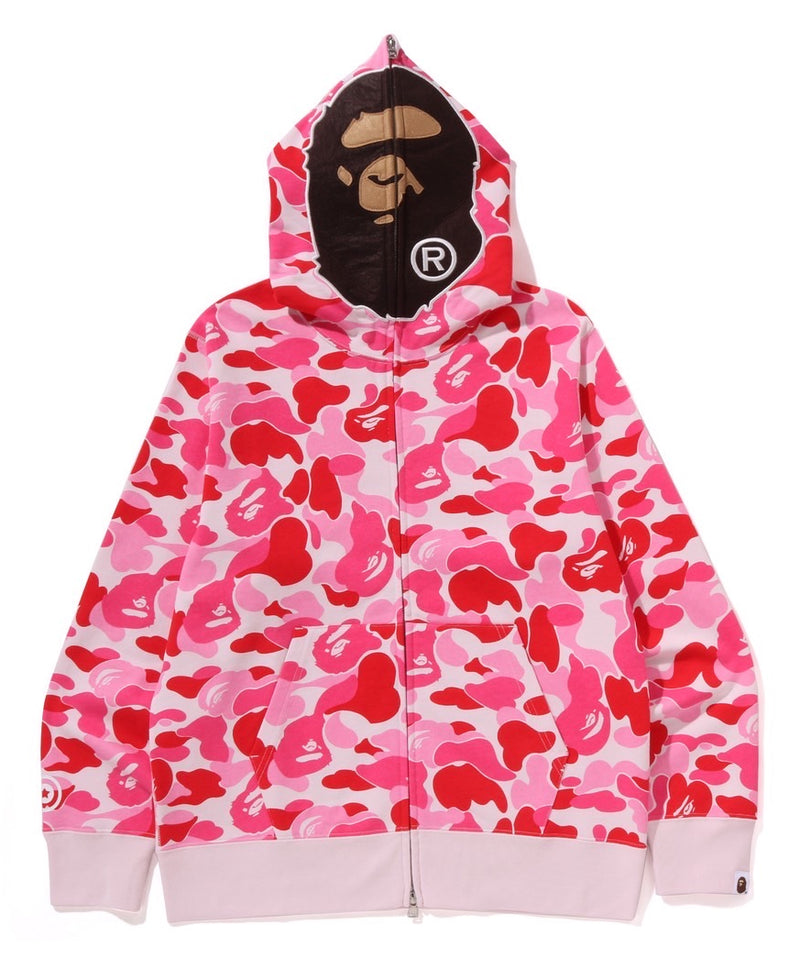 A BATHING APE ABC CAMO 2ND APE FULL ZIP HOODIE