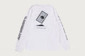 A BATHING APE BAPE CARD GRAPHIC L/S TEE ( ONLINE EXCLUSIVE )