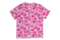 A BATHING APE Ladies' BABY LISA ABC CAMO COLLEGE MINI TEE