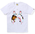 A BATHING APE Ladies' NEW MULTI CAMO MILO SHARK TEE - happyjagabee store