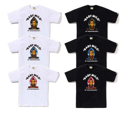 A BATHING APE ABC CAMO MILO HOODIE TEE