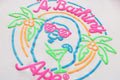 A BATHING APE BAPE KIDS NEON APE HEAD TEE