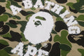 A BATHING APE Ladies' ABC CAMO CRYSTAL STONE OVERSIZED TEE