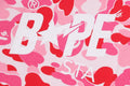 A BATHING APE Ladies' ABC CAMO BAPE STA LOGO CROPPED L/S TEE