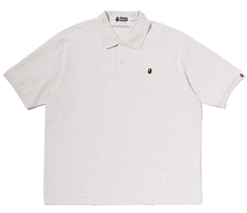 A BATHING APE ONE`POINT RELAXED FIT POLO SHIRT