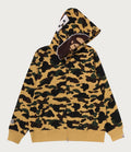 A BATHING APE 1ST CAMO 2ND APE FULL ZIP HOODIE