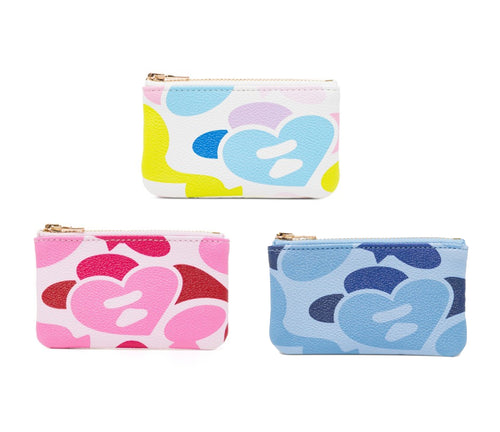 A BATHING APE - APEE CAMO PRINTED COINS BAG #2