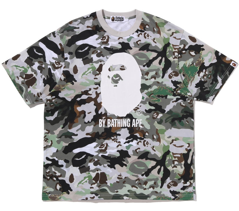 A BATHING APE HYBRID CAMO BY BATHING APE RELAXED FIT TEE