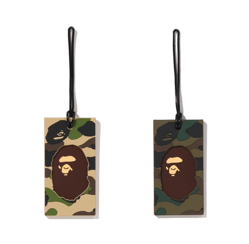 A BATHING APE 1ST CAMO LUGGAGE TAG