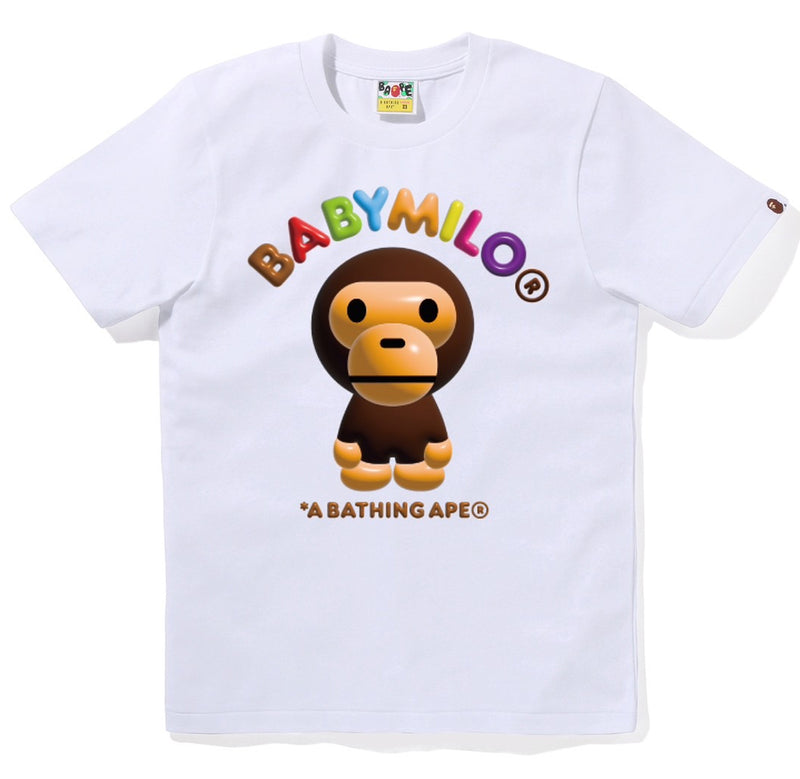 A BATHING APE Ladies' 3D BABY MILO TEE
