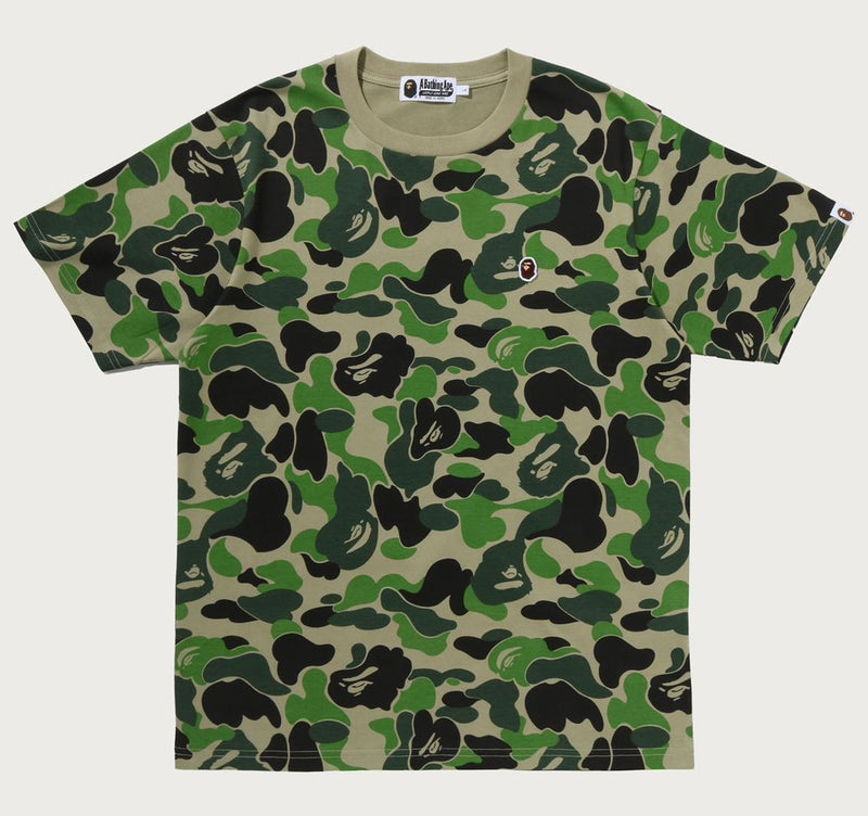 A BATHING APE ABC CAMO ONE POINT TEE