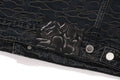 A BATHING APE LINE CAMO JACQUARD 13oz DENIM JACKET
