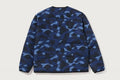A BATHING APE COLOR CAMO STA QUILTING REVERSIBLE LIGHT DOWN JACKET