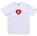A BATHING APE Ladies' HEART ID MILO PHOTO TEE