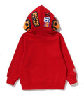 A BATHING APE BAPE KIDS MILO SHARK ZIP HOODIE - happyjagabee store