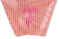 A BATHING APE Ladies' DIP DYE MULTI LOGO MINI TEE