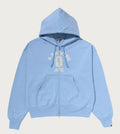 A BATHING APE Ladies' COLLEGE OVERSIZED ZIP HOODIE