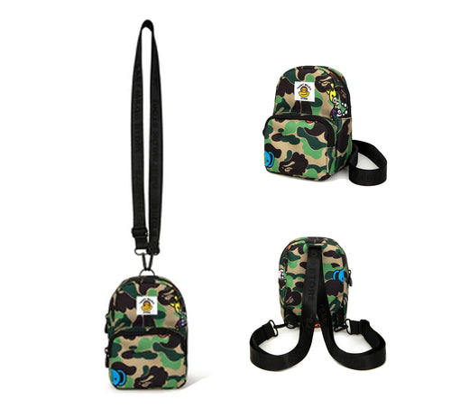 A BATHING APE BABY MILO STORE ABC MILO ALL FRIENDS 3WAY MICRO BACKPACK